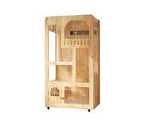 Villa de Gato Jaula de Madera for Gatos con Inodoro, casa for, Arena for Grande, gabinete for y café