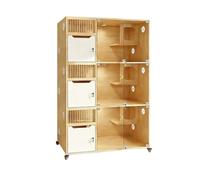 Villa de Gatos Elegante Villa for Gatos Amplia casa Interior con Jaula y Vistas panorámicas Ofrezca a Sus un Lujoso Espacio habitable Estilo