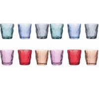 Villa d'Este Home Tivoli 1996 Amnesia Color - Juego de 6 vasos de agua de 275 ml (Paquete de 2)