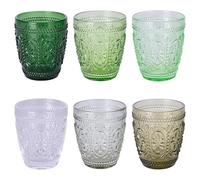 Villa d'Este Home Tivoli 1996 Imperial Greenery - Juego de 6 vasos de agua (300 ml)