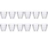 Villa d'Este Home Tivoli 1996 New Marrakech - Juego de 6 vasos de agua (330 ml, cristal, superficie trabajada) (Paquete de 2)