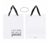 Villa d'Este Home Tivoli 1996 S.P.Q.eRe - Juego de 24 bolsas de regalo de papel con asas de tela, 22 x 10 x 26 cm, multicolor, Contemporáneo