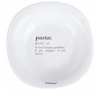 Villa d'Este Home Tivoli 1996 Victionary Pasta - Juego de 6 platos hondos cuadrados de 23 x 23 cm de vidrio opalino
