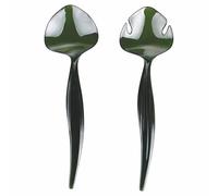 Villa d'Este Home Tivoli 2030 Juego de 2 cubiertos para ensalada, verde, La Cucina