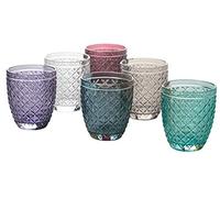 Villa d'Este Home Tivoli 5907721 Castle-Juego de 6 Vasos de Agua de 350 ml de Cristal, Vidrio