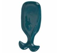 Villa d'Este Home Tivoli Ballena reposacucharas de cerámica azul océano