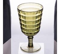 Villa d'Este Home Tivoli Fashion Greenery - Juego de 6 copas (450 ml, acrílicas, superficie con motivos geométricos)