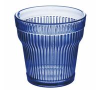 Villa d'Este Home Tivoli Fashion Ocean - Juego de 6 vasos de 300 ml (acrílico), diseño de rayas verticales, color morado
