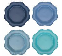 Villa d'Este Home Tivoli Juego de 4 bajoplatos Ø 33 cm de plástico PP, Shades of Ocean