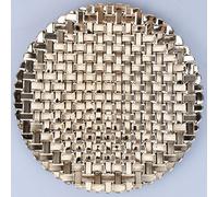 Villa d'Este Home Tivoli Juego de 6 bajoplatos Ø 33 cm, trenzados, Gold