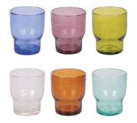 Villa d'Este Home Tivoli Juego de 6 vasos de agua de 325 ml, pasta de cristal, Daily, Unico