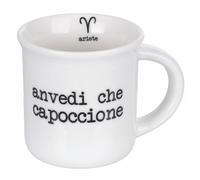 Villa d'Este Home Tivoli Tacita café 90 ml porcelana ariete S.P.Q.eRe Zodiaco
