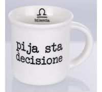 Villa d'Este Home Tivoli Taza de café 90 ml de porcelana, báscula, S.P.Q.eRe Zodiaco