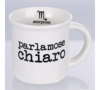 Villa d'Este Home Tivoli Taza de café 90 ml de porcelana, escorpión, S.P.Q.eRe Zodiaco