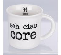 Villa d'Este Home Tivoli Taza de café 90 ml de porcelana, peces, S.P.Q.eRe Zodiaco