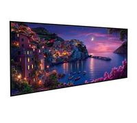 Villa Diamond Painting Arquitectura Diamond Painting Adultos, 5D DIY Pintura Diamante Manualidades Adultos Cristal Punto de Cruz para Decoración De Pared Del Hogar, Regalos 80x160CM PJY9 I-N