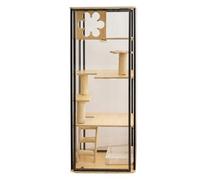 Villa para Gatos Casa for Gatos, gabinete for, habitación for, Villa for con Vista panorámica, Jaula for, hogar, Espacio Libre Extra Grande, Mascota, Gato de Lujo Condominio Cerrado para Gatos