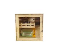 Villa para gatos, casa para gatos, casa interior para gatos, jaula para gatos, casa pequeña para gatos, casa para gatos, casa para arena para gatos transpirable, casa para gatos, condominio para gatos