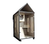 Villa para gatos Casa para gatos Casa para gatos Casa para gatos Gabinete interior para gatos Arena para gatos Casa para gatos Espacio grande para gatos Jaula panorámica para gatos Casa para gatos Con