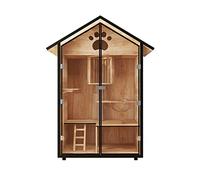 Villa para gatos Gabinete para gatos Jaula para gatos Villa para gatos Arena para gatos Casa para gatos Sala de entrega para gatos Casa para gatos Espacio de gran tamaño Casa para gatos Condominio par