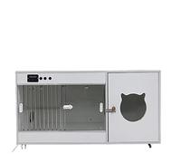 Villa para gatos Jaula para gatos Casa de lujo para interiores Casa para gatos de gran tamaño con temperatura constante Jaula para sala de partos para gatos Gabinete personalizado para gatos Casa para