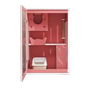 Villa para Gatos, Jaula para Gatos, Villa ecológica para Gatos, Jaula para Gatos de Gran tamaño, casa de Madera para Gatos, Arena para Gatos Cerrada, casa para Gatos limpiable, condominio para Gatos