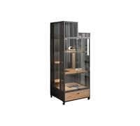 Villa para Gatos Villa para Gatos con Inodoro, Espacio Libre de Gran tamaño, casa, Jaula para Gatos, una casa para Gatos, Tienda de Mascotas, casa para Gatos, casa para Gatos Totalmente Transparente,