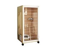 Villa para gatos Villa para gatos Habitación interior para gatos Casa Casa para gatos Espacio libre de gran tamaño Gabinete para gatos Casa para gatos Arena para gatos Jaula de lujo para gatos Casa pa