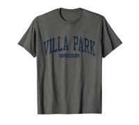 Villa Park California CA College University Style Azul Camiseta