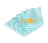 Villaclinic 288 ESPONJAS JABONOSAS DESECHABLES para niños y adultos, higienica, de un solo uso (pack 288 unidades) fáciles de usar, (12 paquetes de 24 unidades)