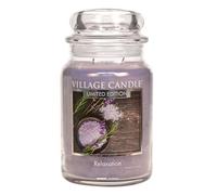 Village Candle - Vela aromática - Relaxation - Spa - Tradición Jar - Vela de 2 mechas - 602 g - Large Relaxation - Spa