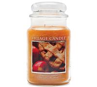 Village Candle Warm Apple Pie Vela, Naranja, 3.8 Inches, 602