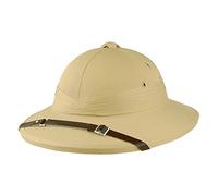 Village Hats Casco Colonial francés - Kaki - Ajustable
