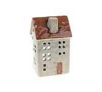 Village Pottery Joe Davies Town House - Portavelas (gris pálido, JD310770)