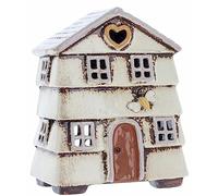 Village Pottery Portavelas de té con diseño de Colmena Color Crema