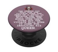 Villain Era Dark Romance Merch Smutty Book Lover Skull Smut PopSockets PopGrip Adhesivo