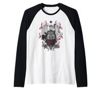 Villains Floral Essence Of Beauty Camiseta Manga Raglan