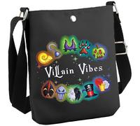 Villains Inspired Gift Villain Lover Gift Villain Vibes - Bolsa de maquillaje con cremallera para Halloween, malvado, kit de supervivencia, Villain Vibes Cb Eu, Bolsa de cosméticos con impresión