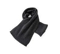 Villand Bufanda 100% cachemir para mujeres y hombres, lujosa bufanda ligera de cachemira con caja de regalo (Gris Carbón)