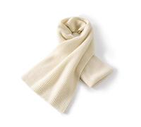 Villand Bufanda 100% cachemir para mujeres y hombres, lujosa bufanda ligera de cachemira con caja de regalo (Blanquecino sin teñir)