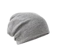 Villand Gorro de Lana 100% Merino para Mujer y Hombre con Bolsa de Regalo, Gorro de esquí de Doble Capa, Gorro de Lana de Punto para Invierno (Gris Claro)