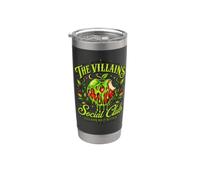Villanos Social Club Villano De Halloween Manzana Venenosa Vaso térmico de acero inoxidable de doble pared