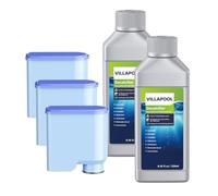VILLAPOOL Juego de filtros de agua y descalcificador para Philips Saeco