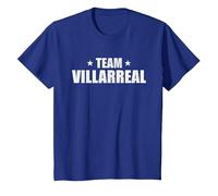 Villarreal Apellido Estadounidense Hispano Mexicano Español Camiseta, Niños, Azul Real, 12 años