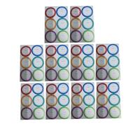 VILLCASE 1 Juego Etiqueta Adhesiva De Fecha Etiquetas De Puntos Circulares Etiquetas De Alimentos Solubles Pegatina Etiquetas Para Maletas Etiqueta Equipaje Stickers Nota Adhesiva 60 Piezas