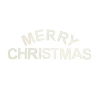 VILLCASE 1 Juego Merry Christmas para Decoración de Vacaciones sin Terminar para Diy Manualidades y Fotografía Navideña para Decorar Mesas y Estantes