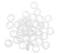 VILLCASE 1 Juego Soporte De Ojo De Cerradura Controlador De Punto De Cuadro Percha Decorativa con Forma De Ojo De Cerradura Marco De Imagen Redondo Cuadro Colgado Perchas El Plastico 50 Pcs