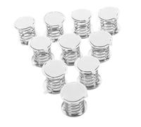 VILLCASE 10 Piezas Accesorios de Metal Accesorios para DIY Accesorios metálicos muelles para muñecos Bases de muelles para muñecas Base de la muñeca del Tablero Base de Resorte Silver