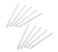 VILLCASE 10 Piezas Barras de Encuadernación de Plástico Blanco para Carpetas Tamaño A4 Clip Deslizante de 23mm para Proyectos Escolares y Portadas de Documentos
