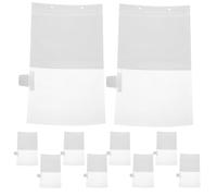 VILLCASE 10 Piezas Bolsas Deshumidificadoras Gancho para Armario Paquetes de Humedad Reutilizables para Dormitorio Absorbentes de Humedad Vacíos para Casa Coche o Barco Deshumidificadores C